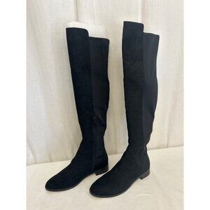J Crew Factory Sueded knee-high boots with stretch BJ26, Size 9H